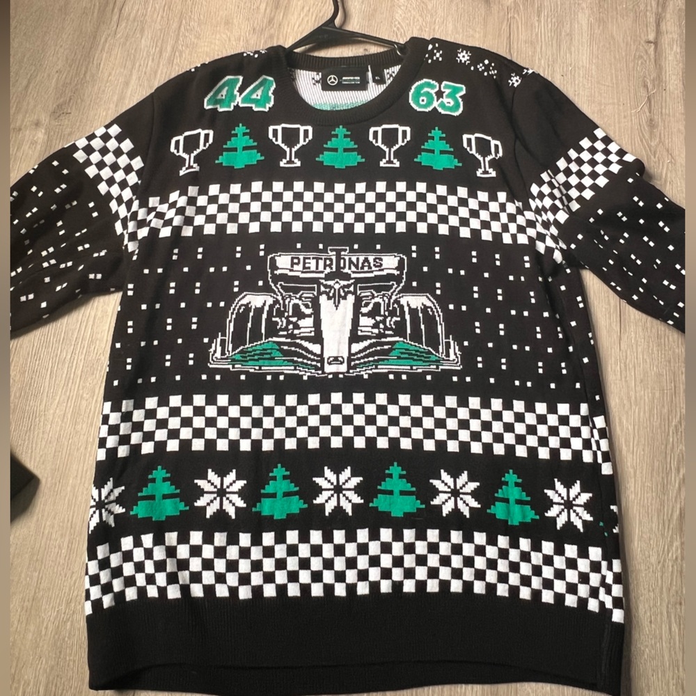 Formula 1 AMG Petronas Mercedes Holiday Knit Sweater
